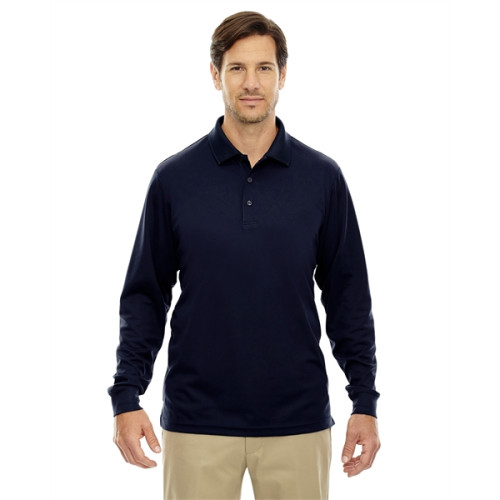 Men's Pinnacle Performance Long-Sleeve Pique Polo