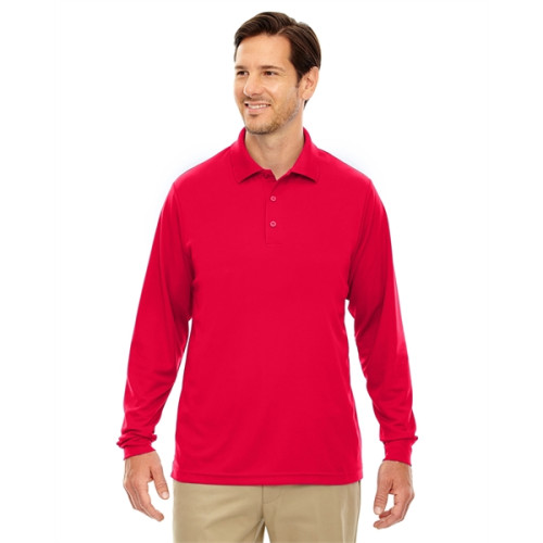 Men's Pinnacle Performance Long-Sleeve Pique Polo