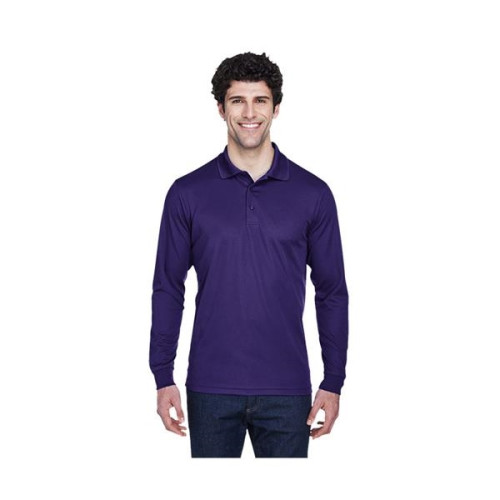 Men's Pinnacle Performance Long-Sleeve Pique Polo