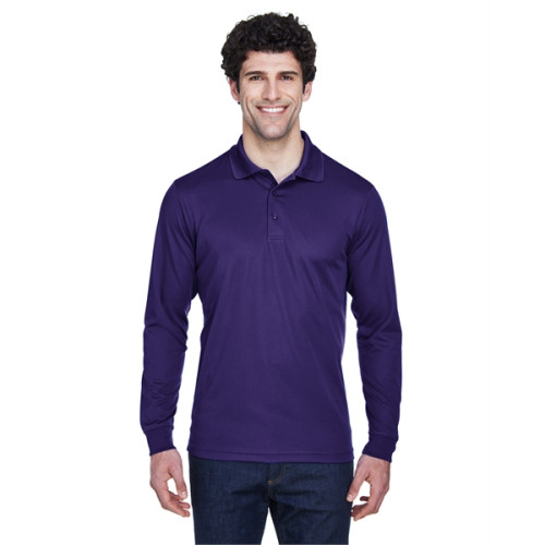 Men's Pinnacle Performance Long-Sleeve Pique Polo