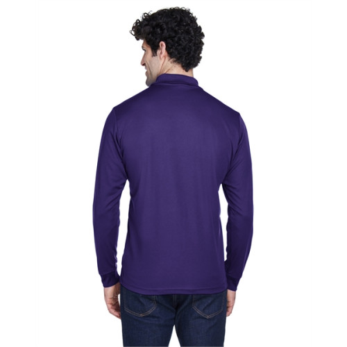 Men's Pinnacle Performance Long-Sleeve Pique Polo