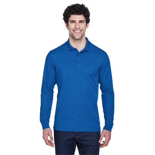 Men's Pinnacle Performance Long-Sleeve Pique Polo