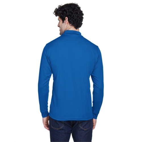 Men's Pinnacle Performance Long-Sleeve Pique Polo