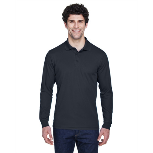 Men's Pinnacle Performance Long-Sleeve Pique Polo