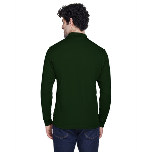Men's Pinnacle Performance Long-Sleeve Pique Polo