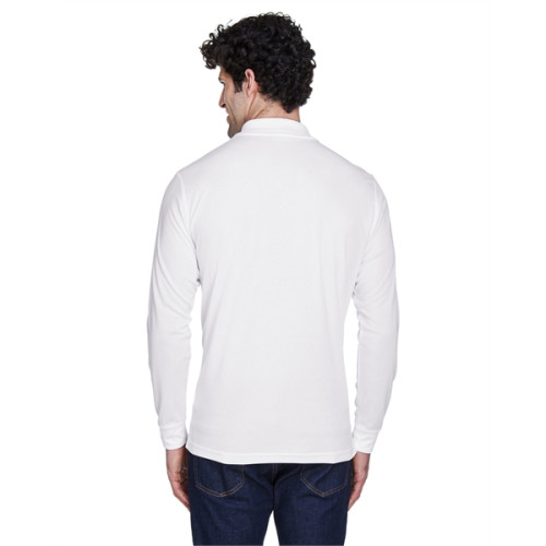 Men's Pinnacle Performance Long-Sleeve Pique Polo