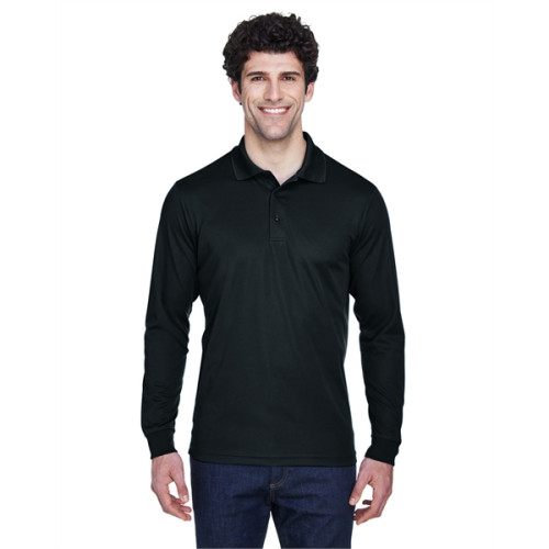 Men's Pinnacle Performance Long-Sleeve Pique Polo