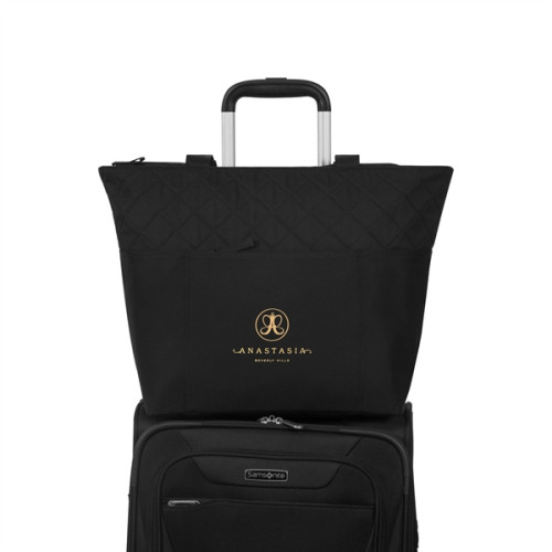 Madeline Quilted Computer Tote
