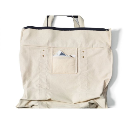 Seaside Zippered Cotton Tote
