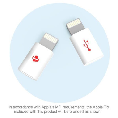 Branded Micro USB Cable With MFi Adapter TwinTip