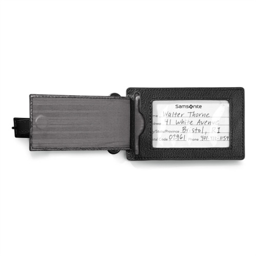 Samsonite Leather Luggage Tag
