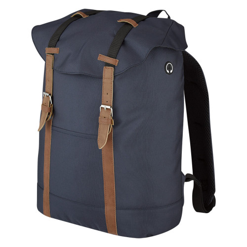 Flap Drawstring Backpack