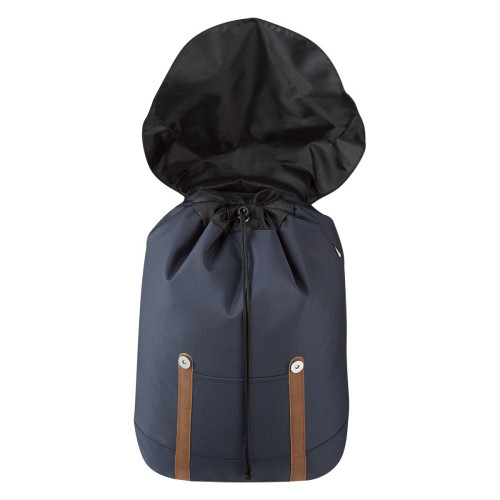Flap Drawstring Backpack