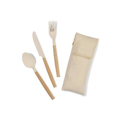 Gaia Bamboo Fiber Cutlery Set