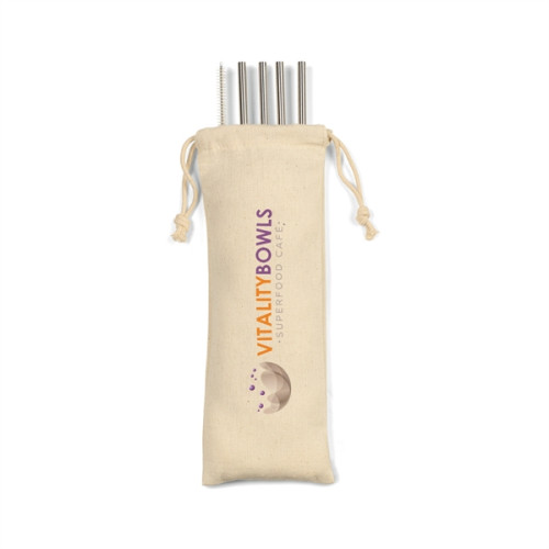 Reed Stainless Steel Straw Set