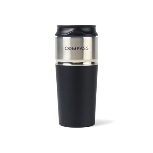 Emery 2-in-1 Double Wall Stainless Tumbler - 16 Oz.