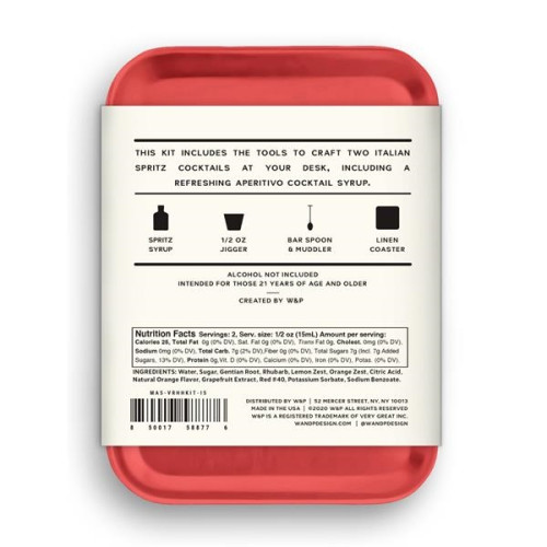 W&P Italian Spritz Craft Cocktail Kit