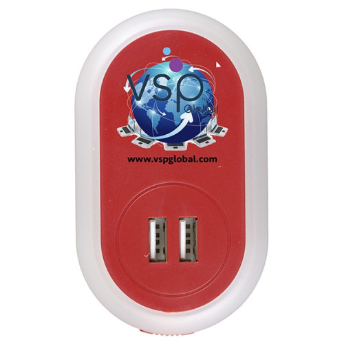 ChargeBright UL Listed Dual USB Wall Charger & AC Adaptor