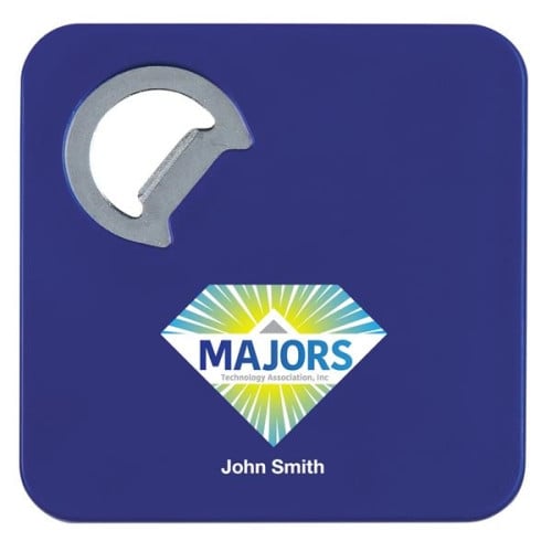 Square Coaster With Bottle Opener