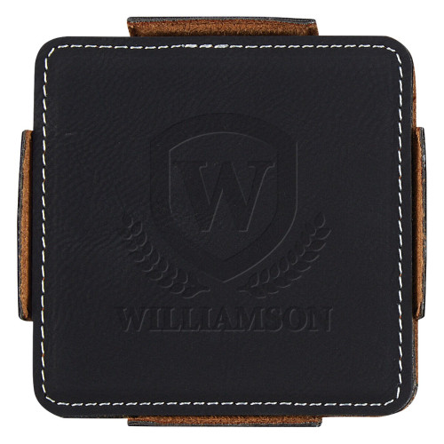 4-Piece Coaster Set With Holder