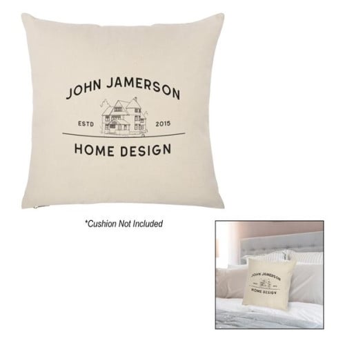 16" x 16" Cotton Canvas Pillow Case
