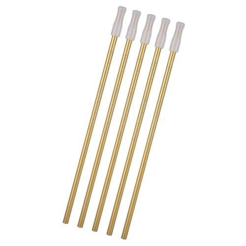 5- Pack Park Avenue Stainless Straw Kit with Cotton Pouch