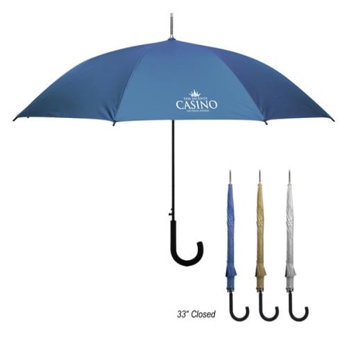 46" Arc Matte Metallic Umbrella