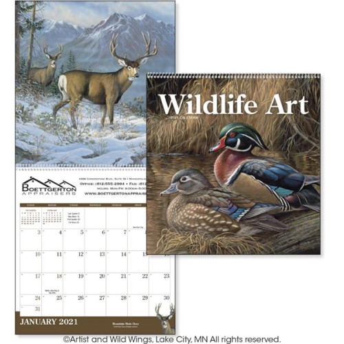 Triumph® Calendars Wildlife Art Calendar