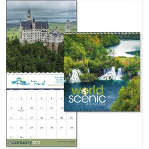 Triumph® Calendars World Scenic Calendar