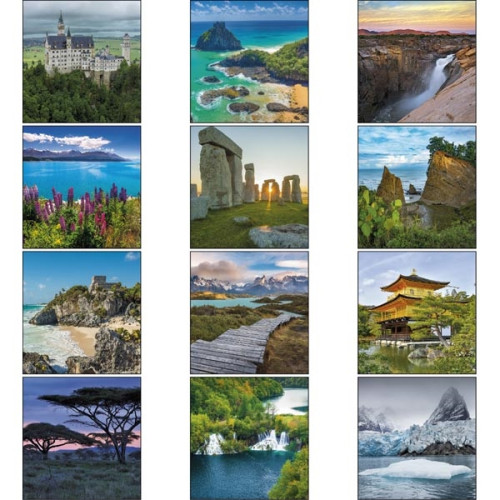 Triumph® Calendars World Scenic Calendar