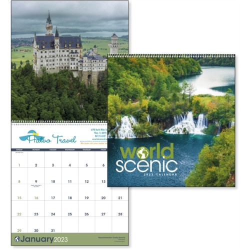Triumph® Calendars World Scenic Calendar