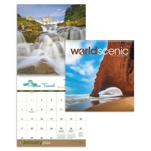 Triumph® Calendars World Scenic Calendar