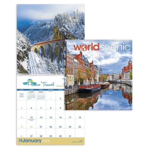 Triumph® Calendars World Scenic Calendar