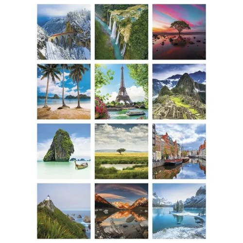 Triumph® Calendars World Scenic Calendar