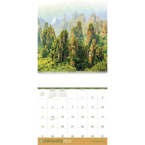 Triumph® Calendars World Scenic Calendar