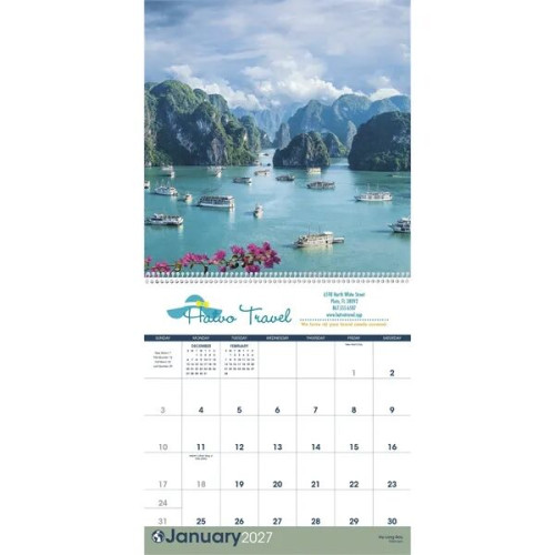 Triumph® Calendars World Scenic Calendar