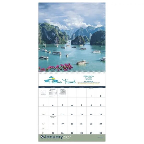 Triumph® Calendars World Scenic Calendar