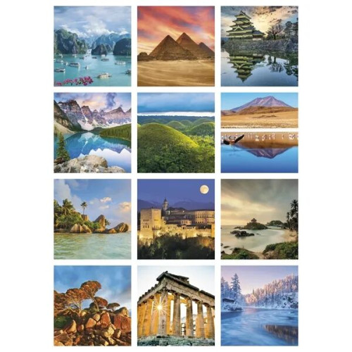 Triumph® Calendars World Scenic Calendar