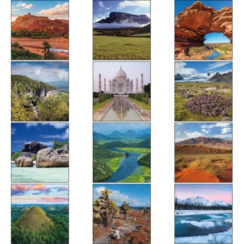 Triumph® Calendars World Scenic Calendar