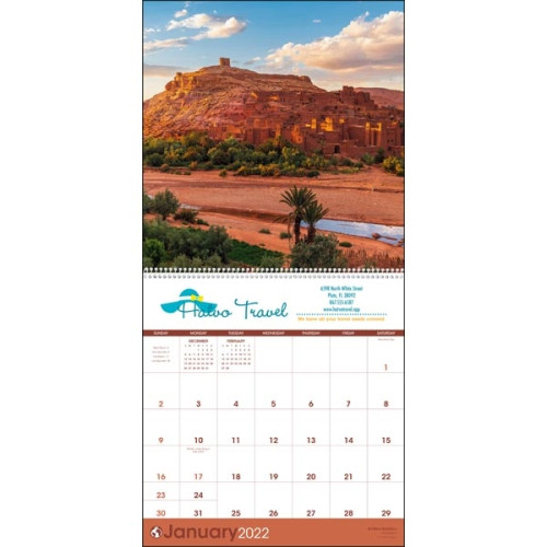 Triumph® Calendars World Scenic Calendar
