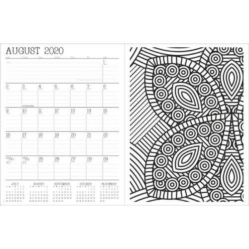 Adult Academic Coloring Book Planner
