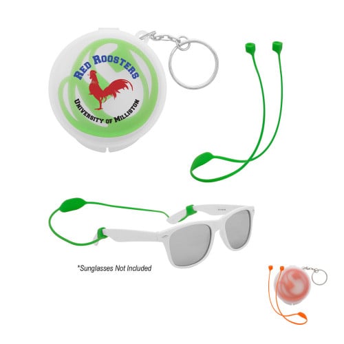 Secure Strap Ear Pod & Sunglass Holder