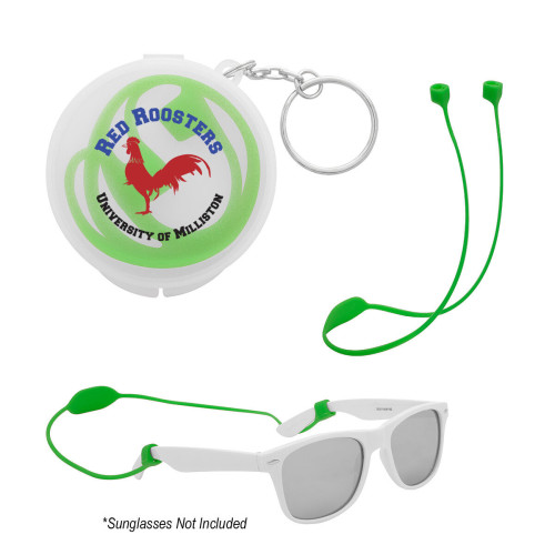 Secure Strap Ear Pod & Sunglass Holder