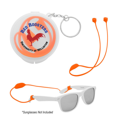 Secure Strap Ear Pod & Sunglass Holder
