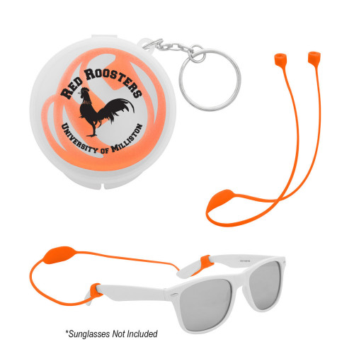 Secure Strap Ear Pod & Sunglass Holder