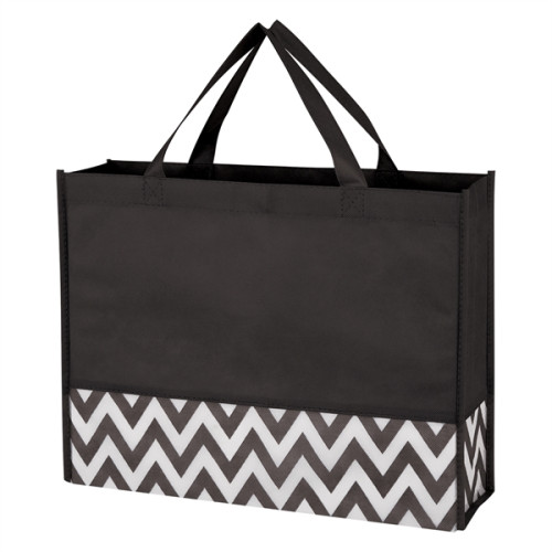 Zigzag Non-Woven Tote Bag