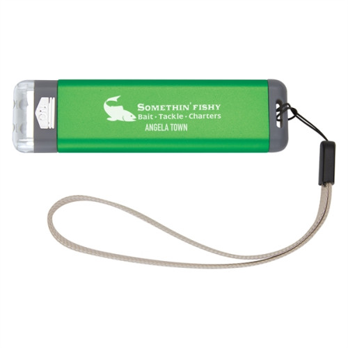 Aluminum Flashlight With Strap