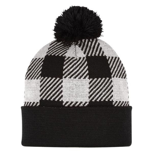 Northwoods Pom Beanie With Cuff