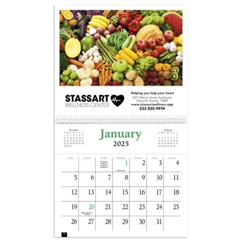 Pocket Cookbook Calendar