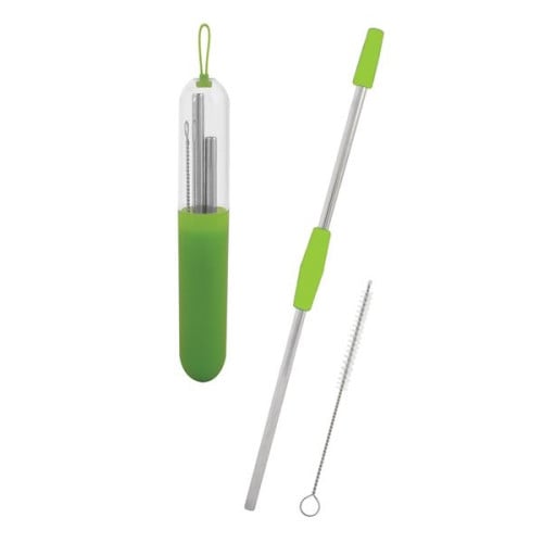 2-Piece Stainless Steel Straw Kit
